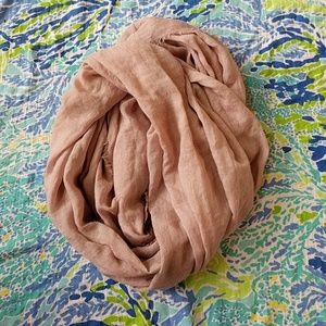 Blush infinity scarf
